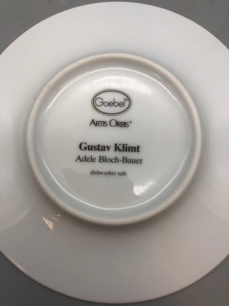 3 Piece Set of Goebel-Artis Orbis Goebel Espresso Cup, Saucer, and Candle Holder