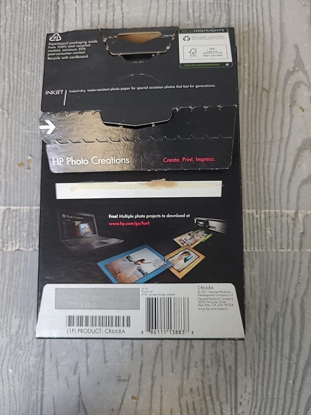 4" x 6" HP Premium Plus Photo Paper - Glossy - 400 Sheets for Inkjet Printers