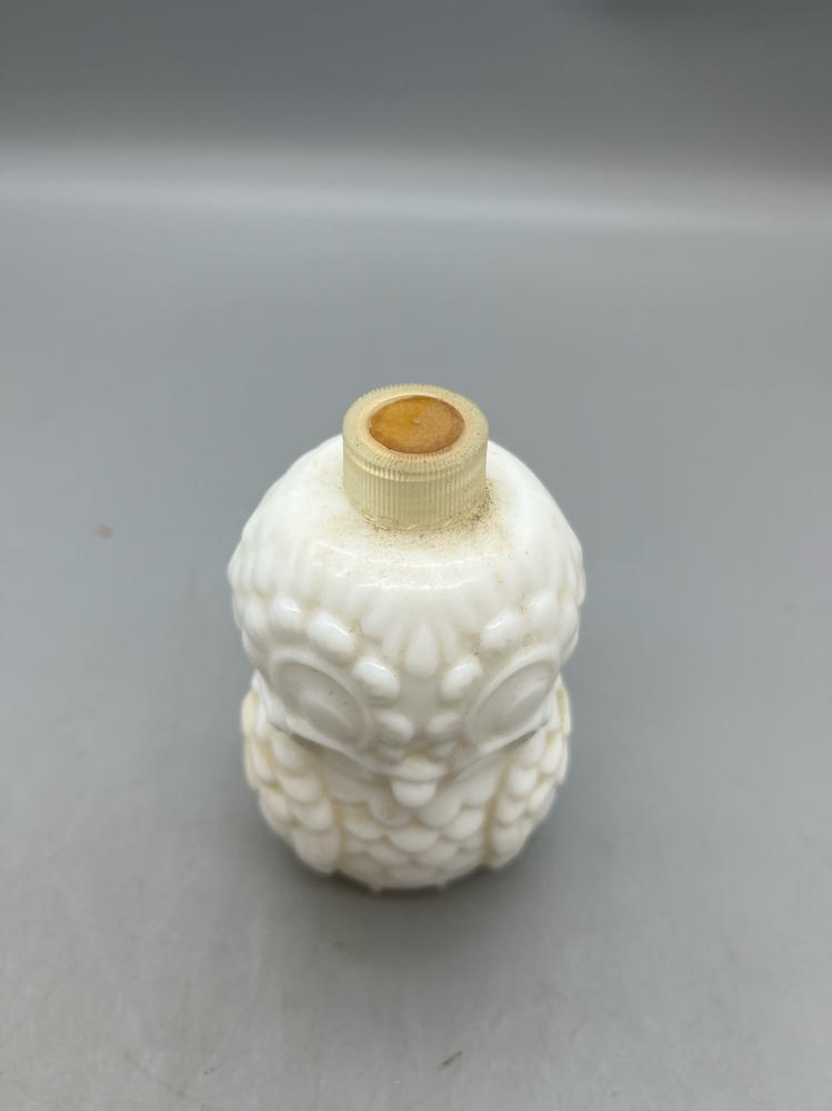 Vintage Avon Dr. Hoot Decanter Empty Bottle Missing Graduation Cap