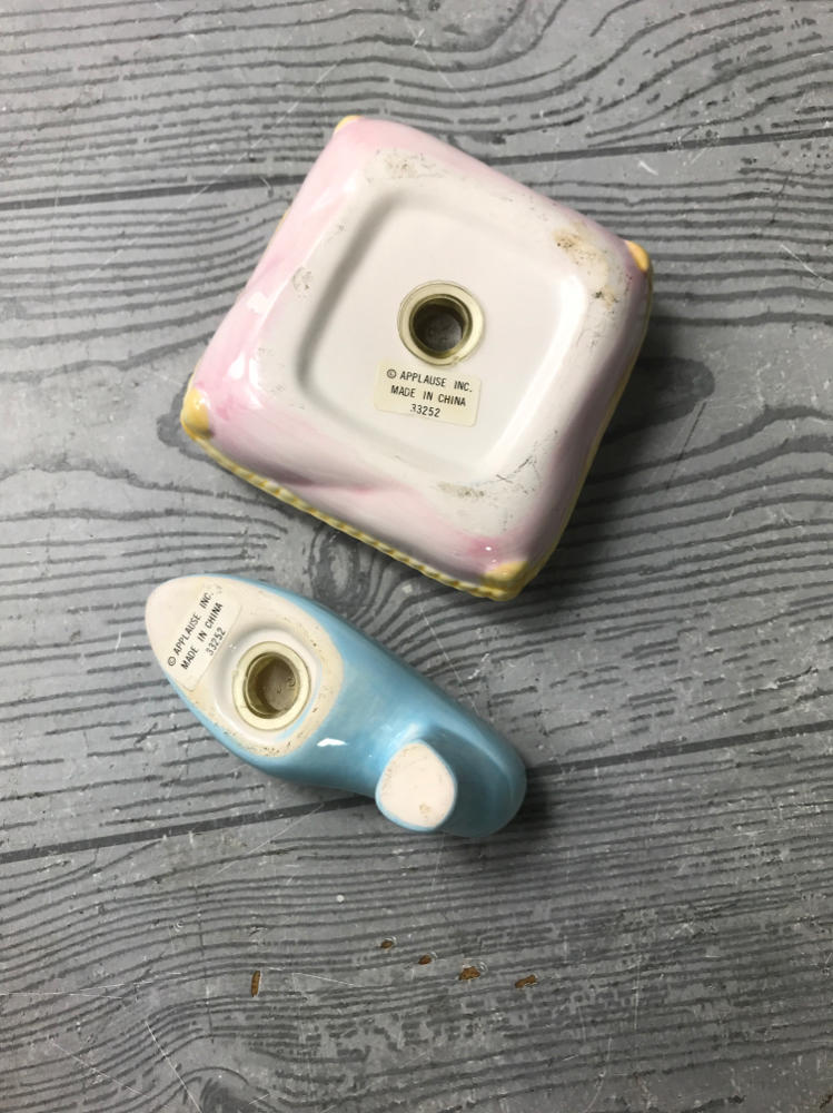 Applause Inc. Porcelain Cinderella Carriage Teapot And Salt & Pepper Shakers