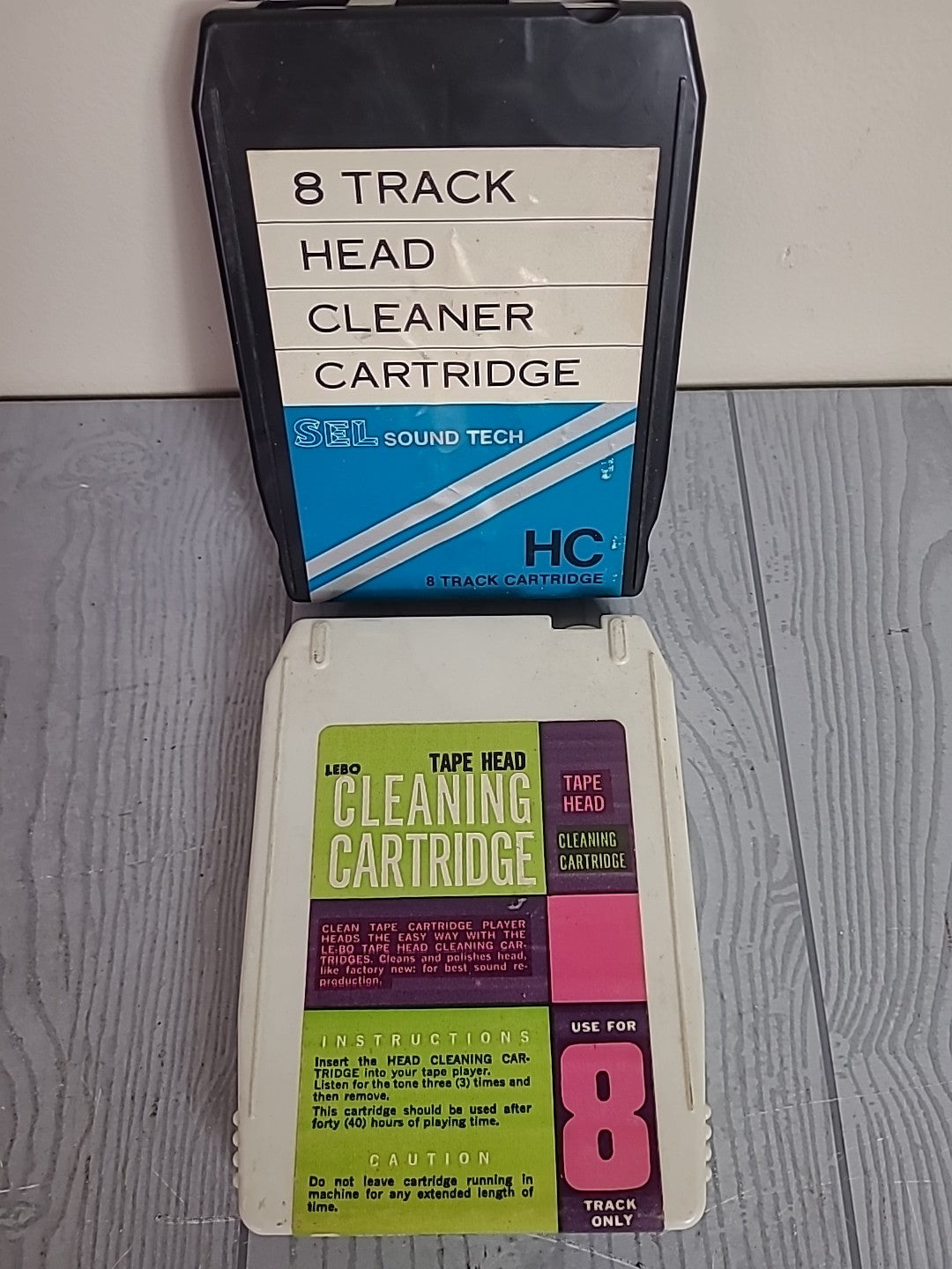 Lot Of Sixteen Miscelanious Musical 8 Tracks And Two Cleaning Cartidges