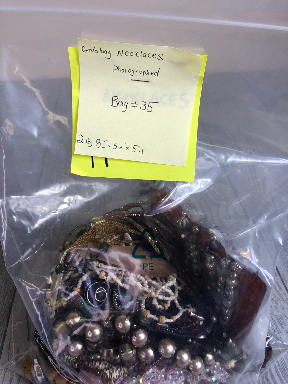 2 Pound Lot of Assorted Style Bulk Necklaces for Crafting and Repurposing