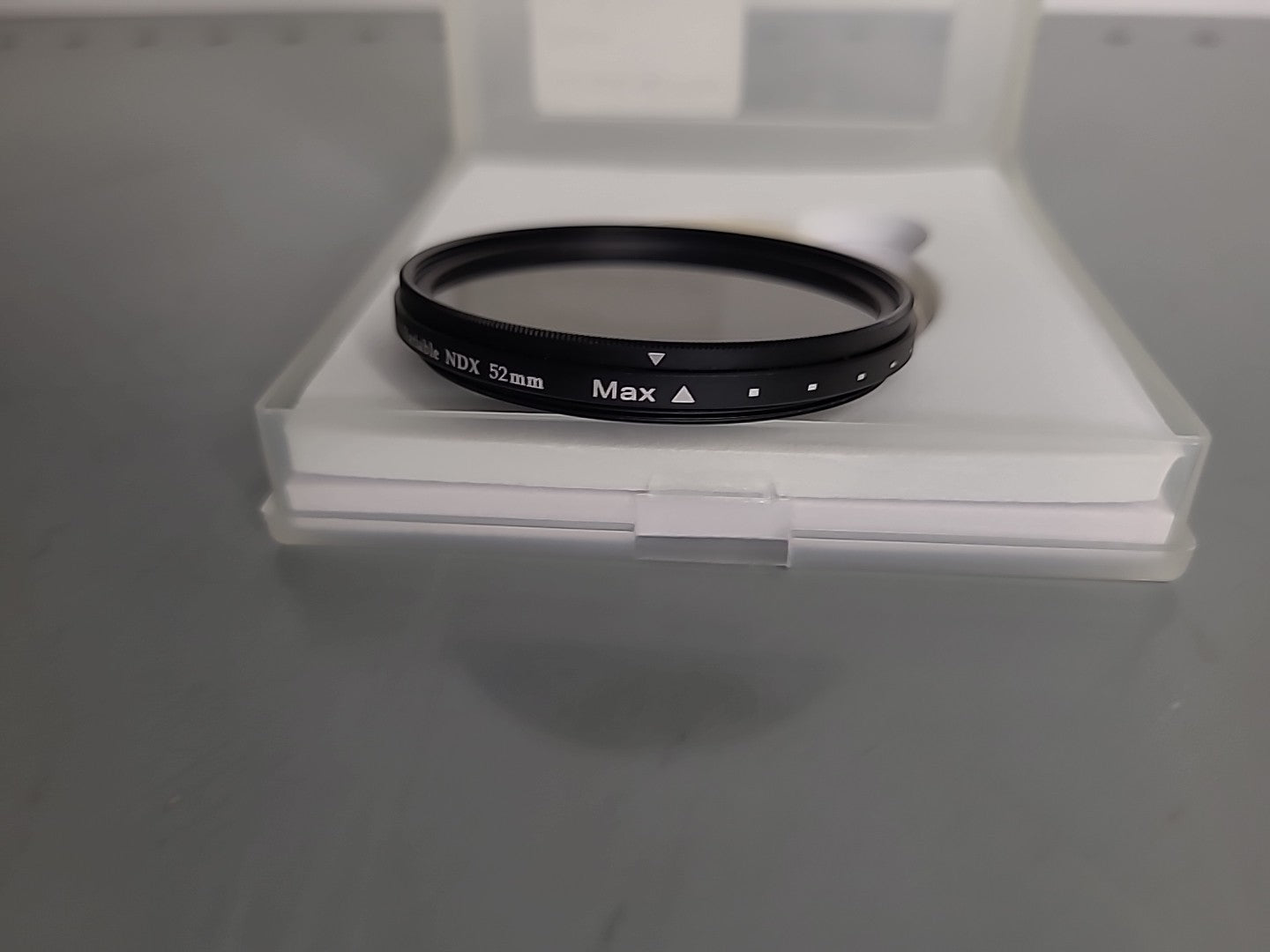 Unused MECO 52mm NDX Variable Camera Filter in Plastic Case