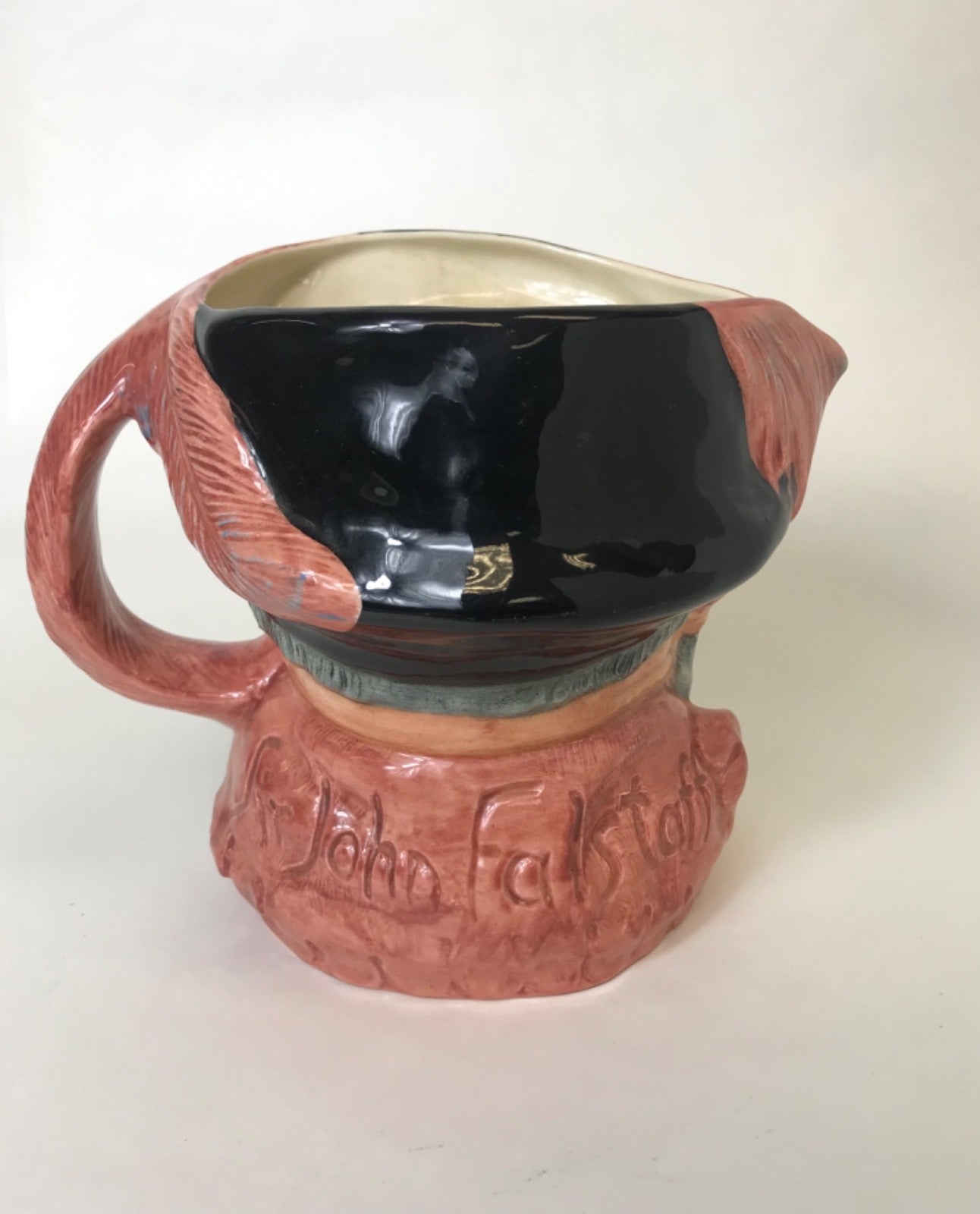 Royal Doulton Ceramic Multi-Color "Sir John Falstaff" Collectible Toby Jug