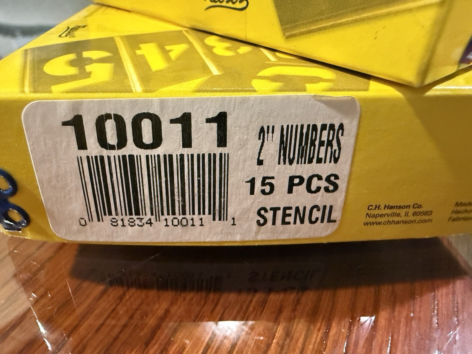 CH Hanson Reusable 15pc Brass Numbers Only Stencils Reese’s