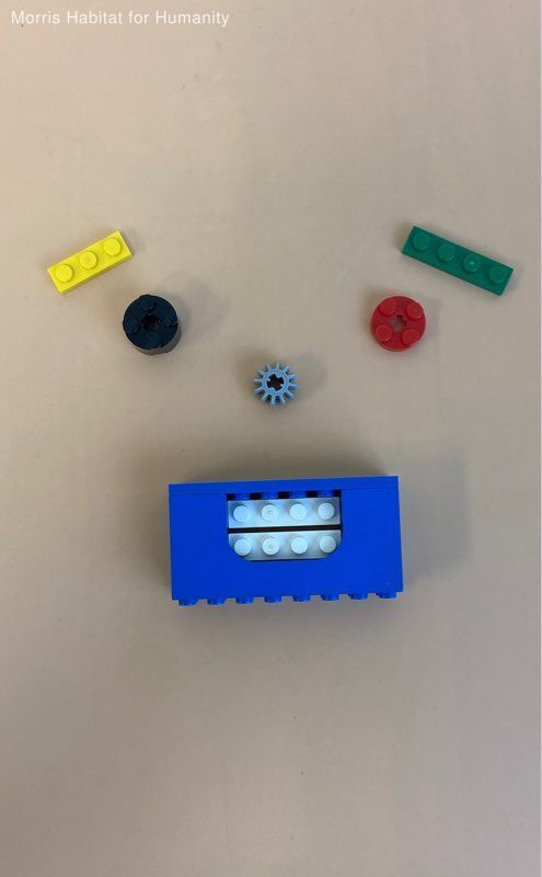 LEGO 1 lbs Lot Assorted Building Bricks for Replacements 
