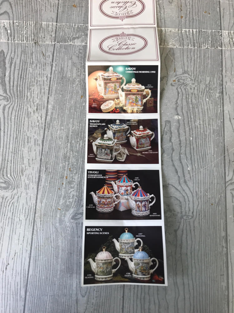 Vintage Sadler London Heritage Collection Thameside Teapot made in England