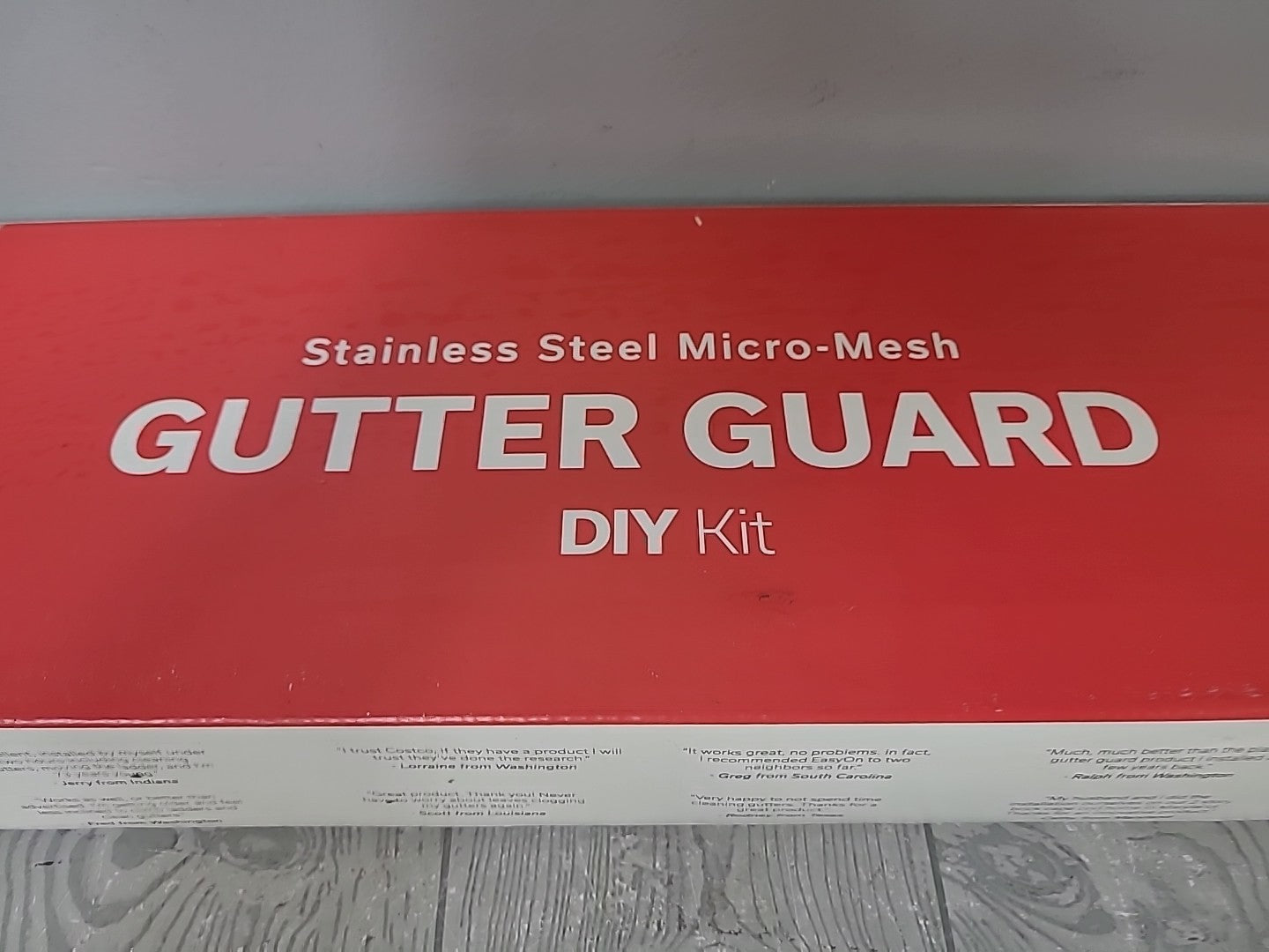 5” by 36ft EasyOn Stainless Steel Micro-Mesh Rain Gutter Guards by Gutterglove