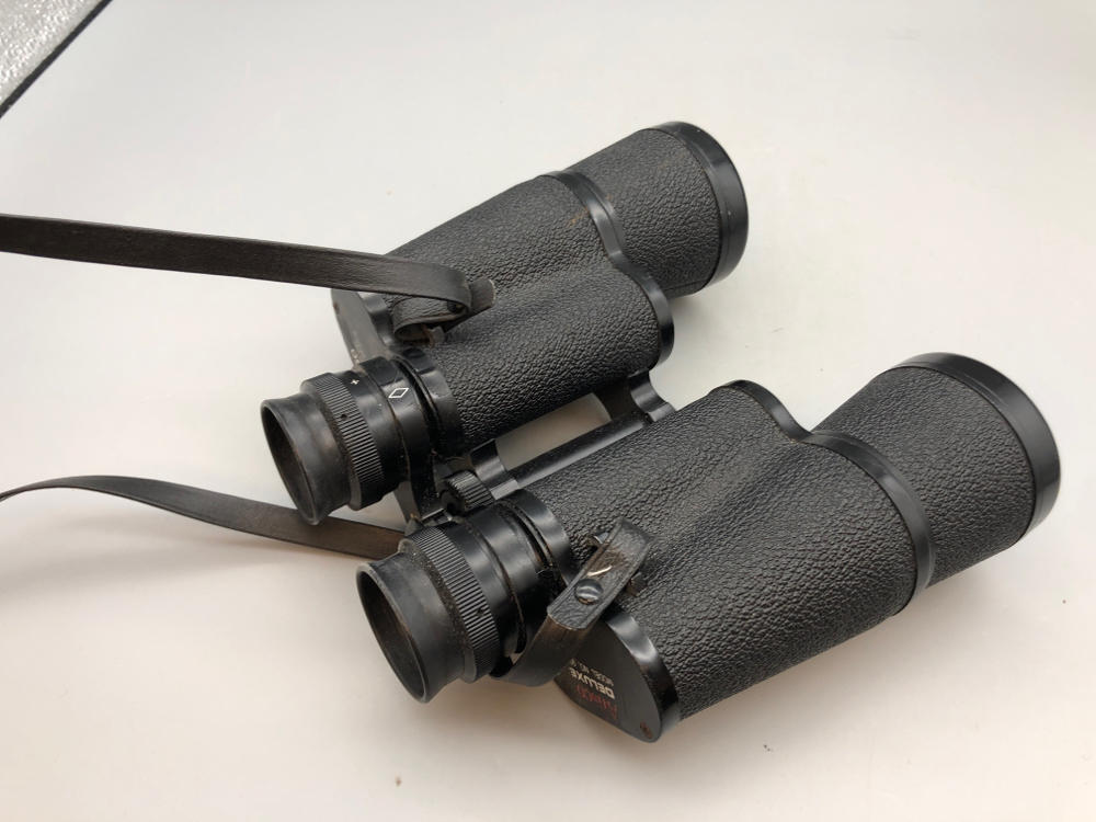 Vintage Ansco Deluxe Binoculars 10x50 Model 9030- Fully Coated Optics