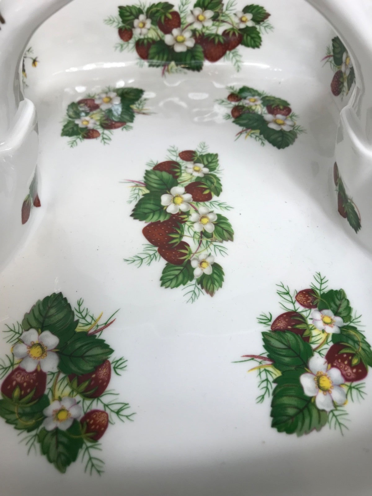 Vintage Hammersley Strawberry Ripe Basket w/ Creamer and Sugar Bowl- Spode China