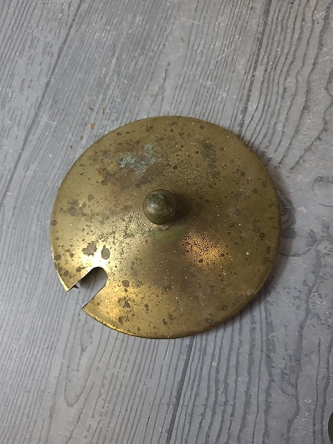 Vintage Brass Firestarter Mortar/ Pestle Kindling Lighter with Lid