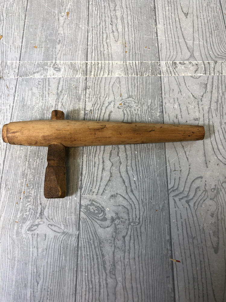 Primitive Wooden Beer Whiskey Wine Barrel Keg Tap Spigot Bung Primitive