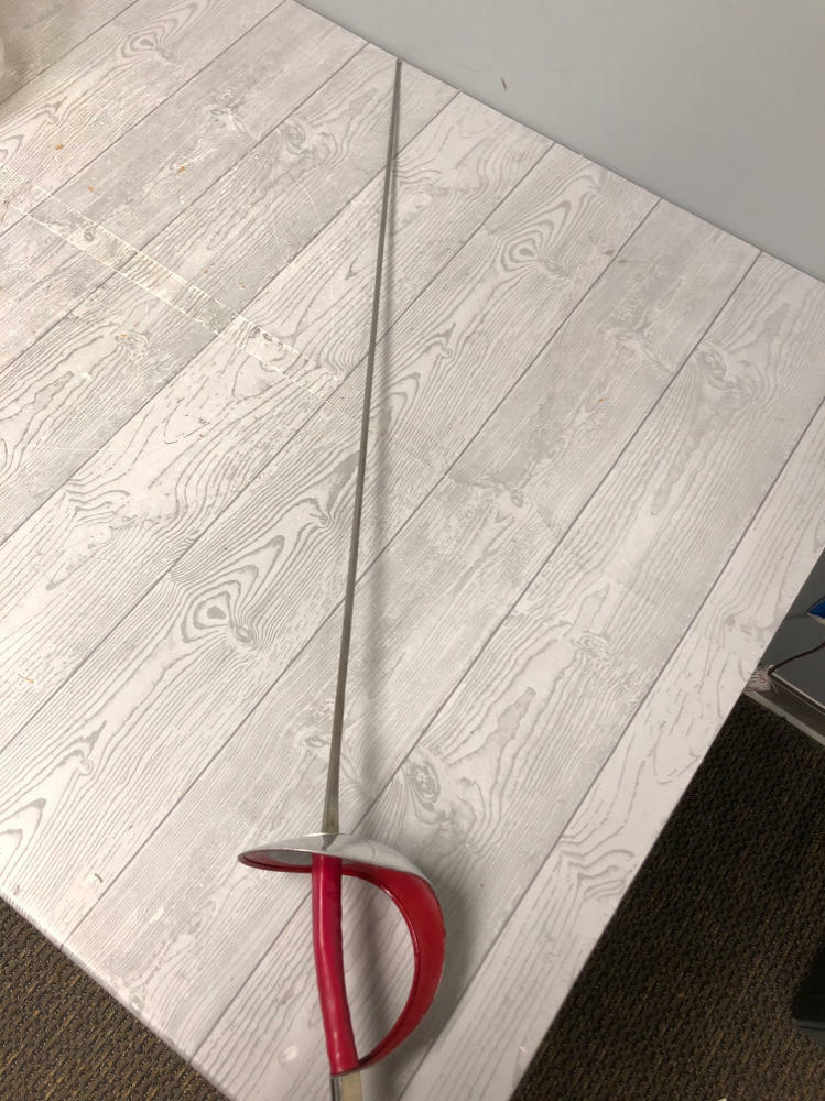 Absolute Fencing Gear Inc. Bag with 1 Sword, Top, and Size Medium Helmet