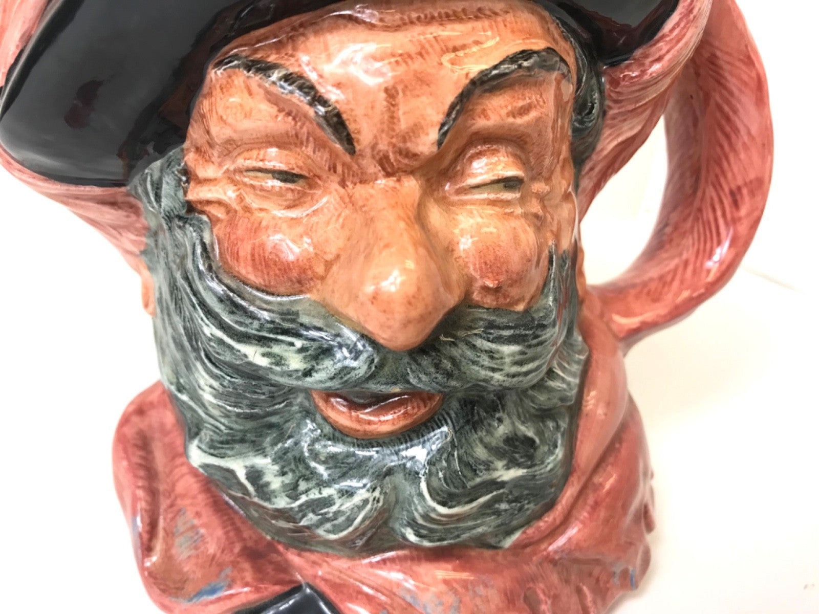 Royal Doulton Ceramic Multi-Color "Sir John Falstaff" Collectible Toby Jug