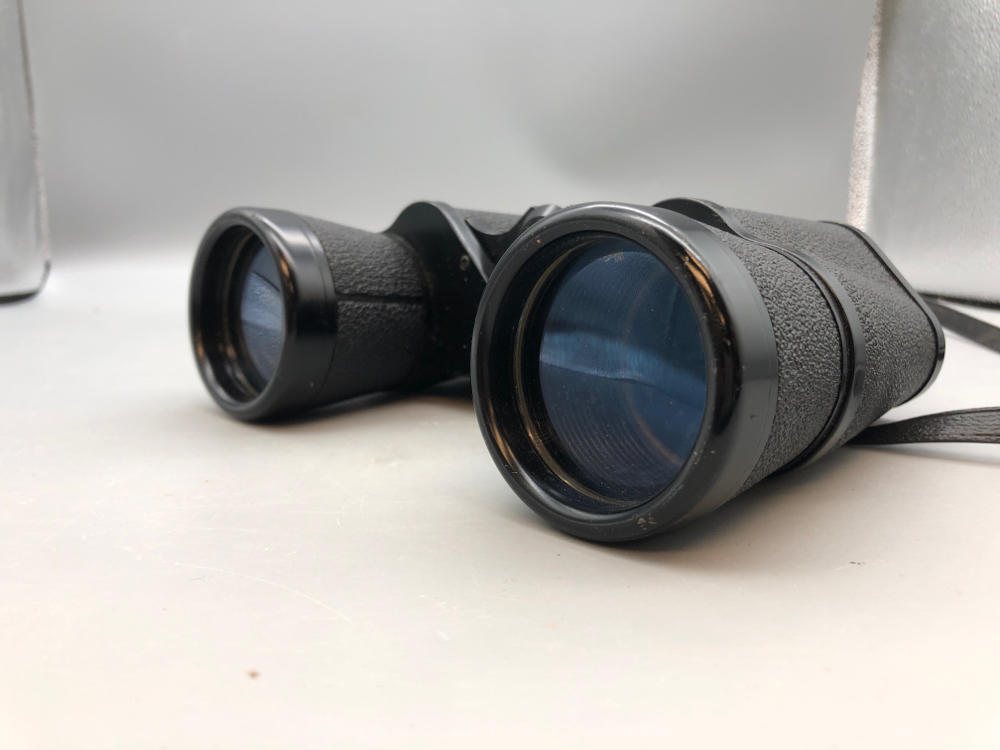 Vintage Ansco Deluxe Binoculars 10x50 Model 9030- Fully Coated Optics