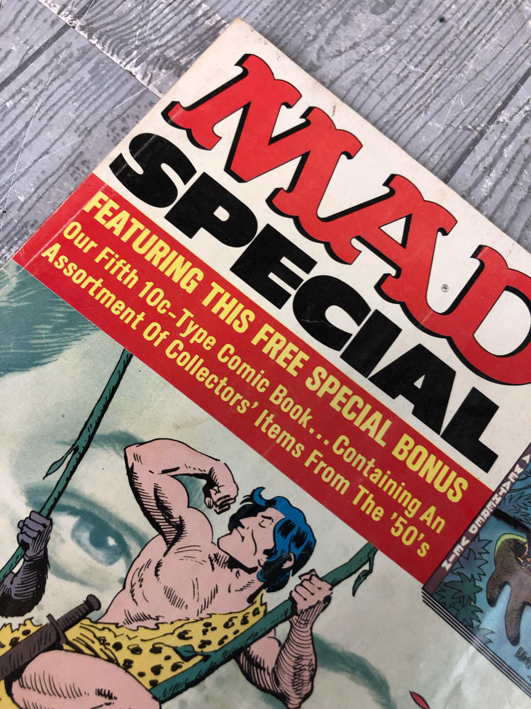 Vintage Mad Magazine Special Issue #21, September 1976 Tarzan Wonder Woman