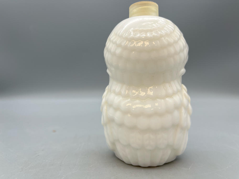 Vintage Avon Dr. Hoot Decanter Empty Bottle Missing Graduation Cap