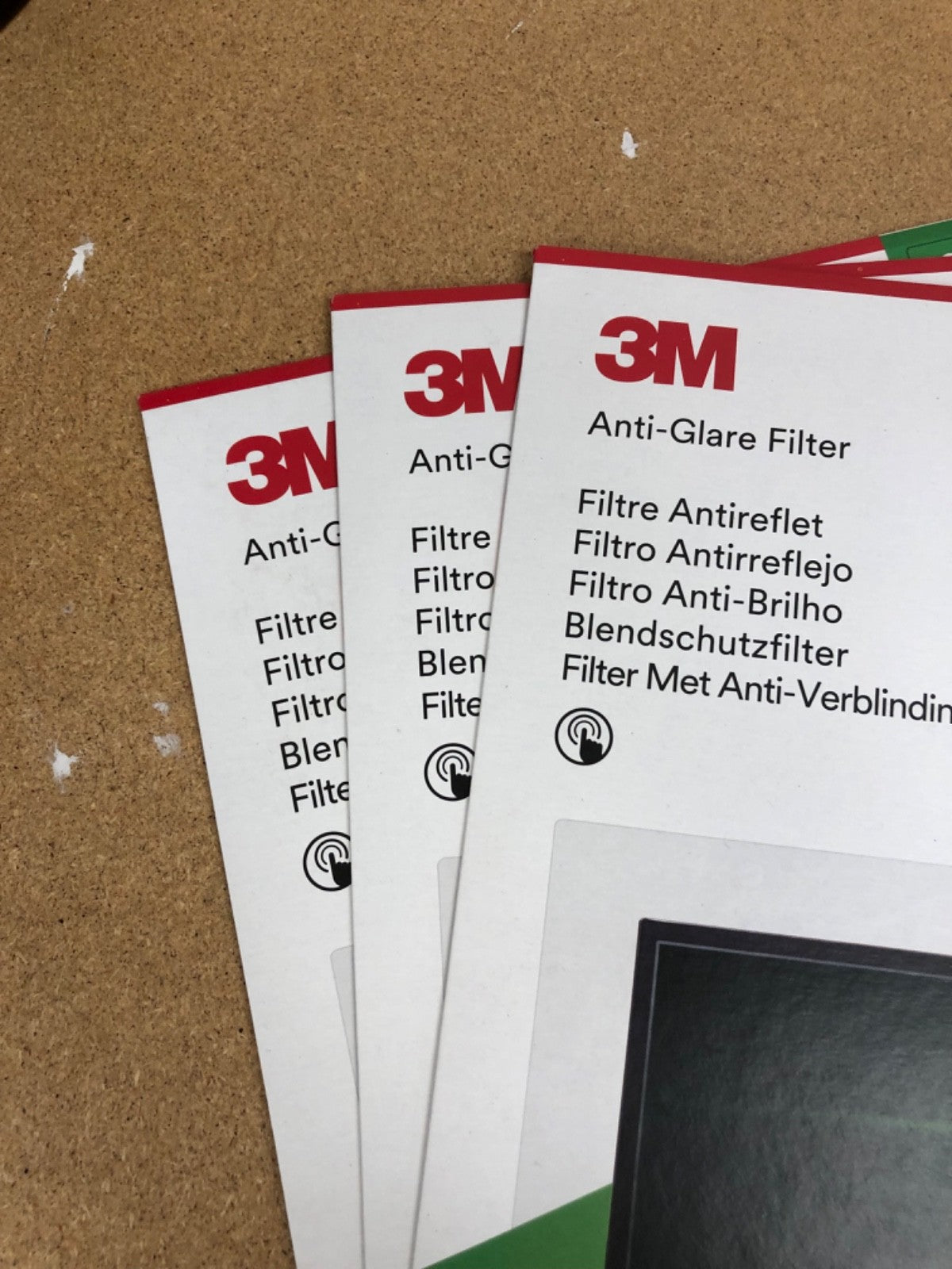 Three New 3M Anti-Glare Filters for 19" Standard Monitors - Touch Compatible