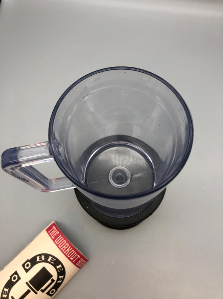 Vintage Beerbell Beer Mug Exercise While You Drink 1980s Curl Barbell - Beerbell