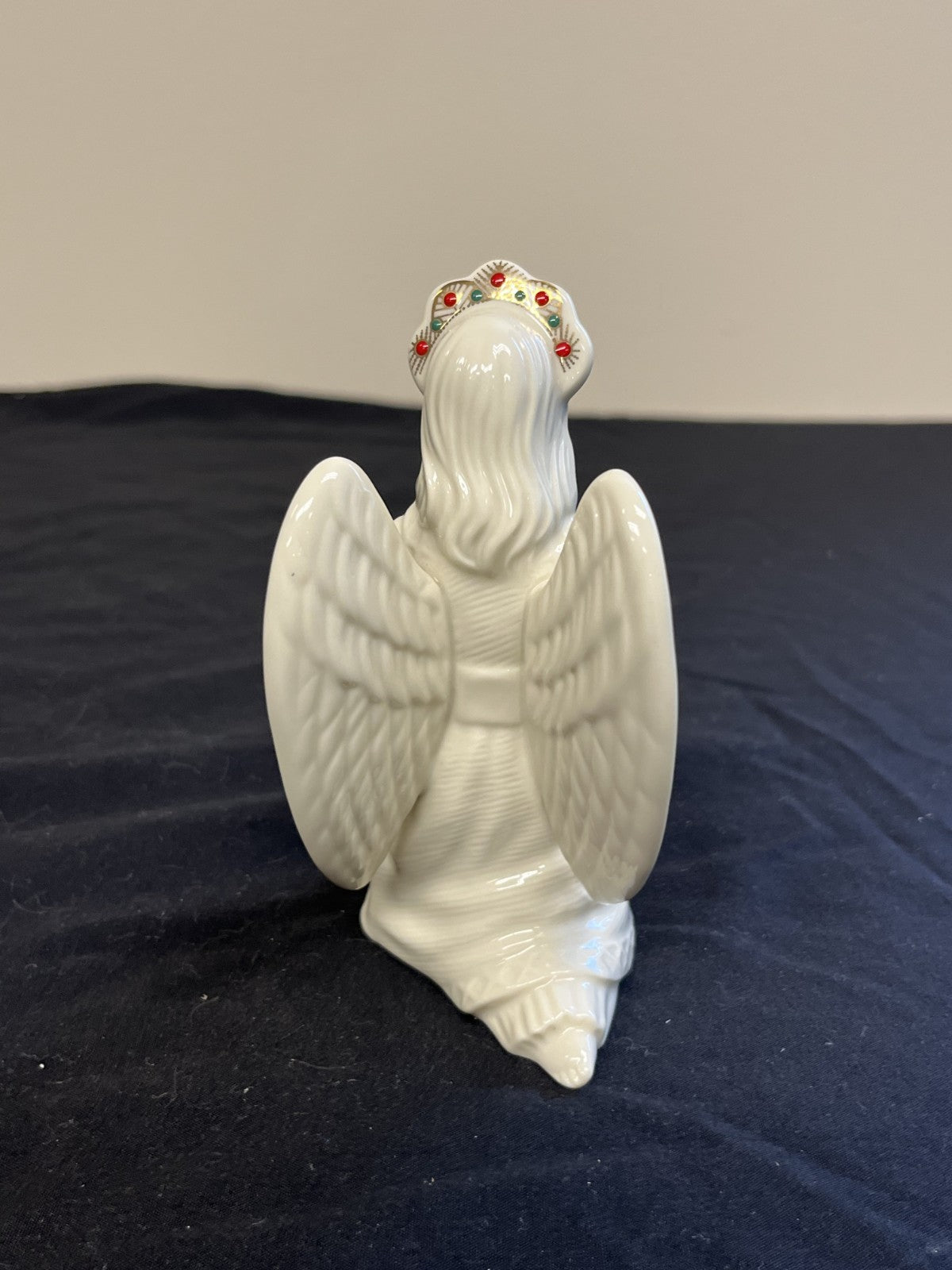Vintage Lenox China Jewels Collection Nativity Kneeling Angel Figurine
