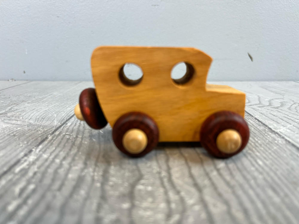 Vintage Montgomery Schoolhouse, Inc Wooden Toy Cars & Trucks Boat Vermont