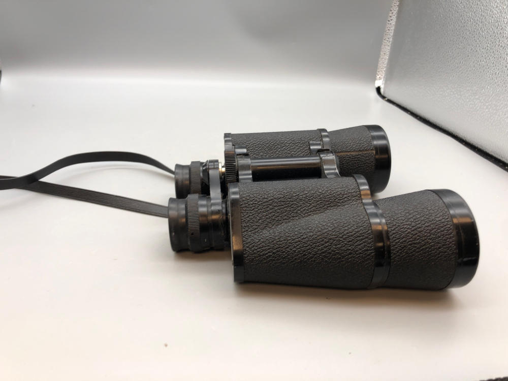 Vintage Ansco Deluxe Binoculars 10x50 Model 9030- Fully Coated Optics