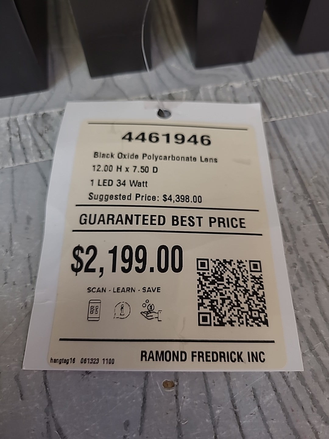 Fredrick Ramond Stitch LED 42 inch Painted Black Oxide Chandelier Ceiling Light