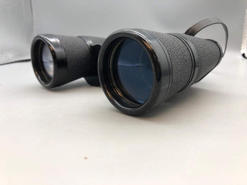 Vintage Ansco Deluxe Binoculars 10x50 Model 9030- Fully Coated Optics