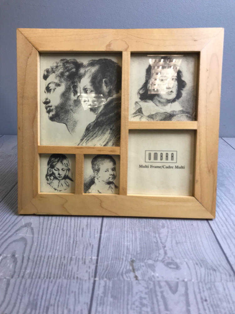 Umbra Multi Frame Wooden Collage Golden Oak Photo Frame