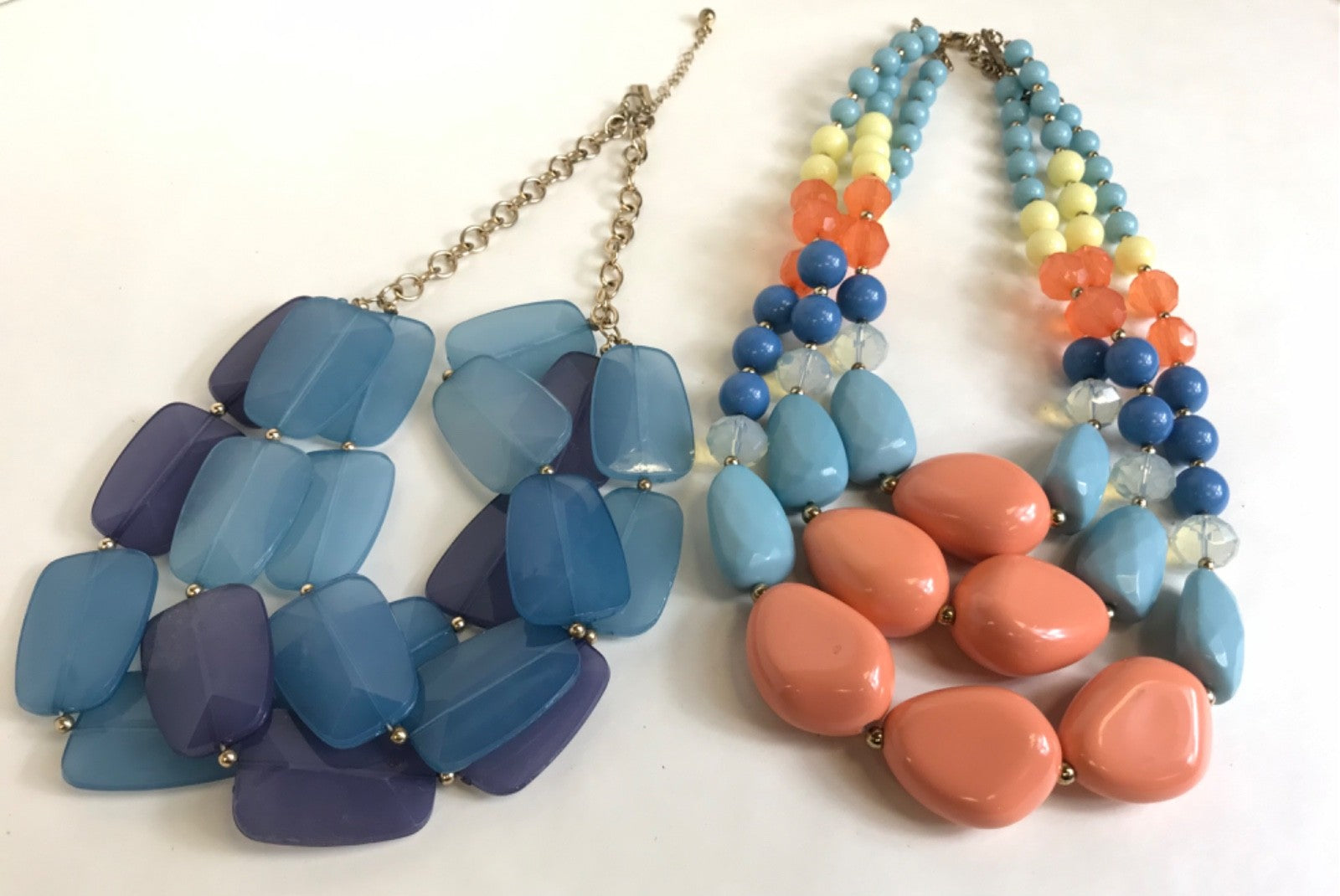 2 Pound Lot of Assorted Necklaces- Mixed styles for crafting and Repurposing