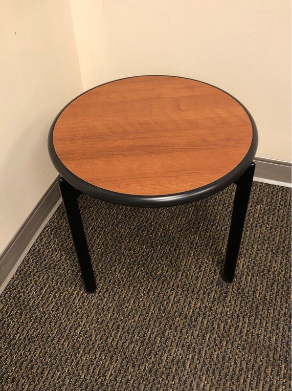 Haworth Mid-Century Modern Style Brown Floating End Table