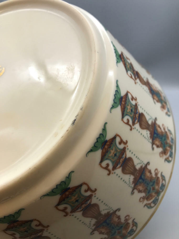 70s Lenox Lido 10" Large Salad Serving Bowl - Very Good - Very Good