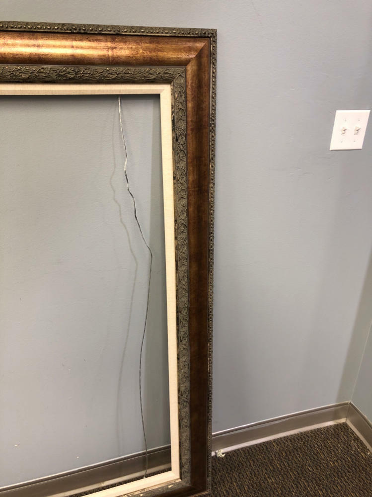 large empty frame