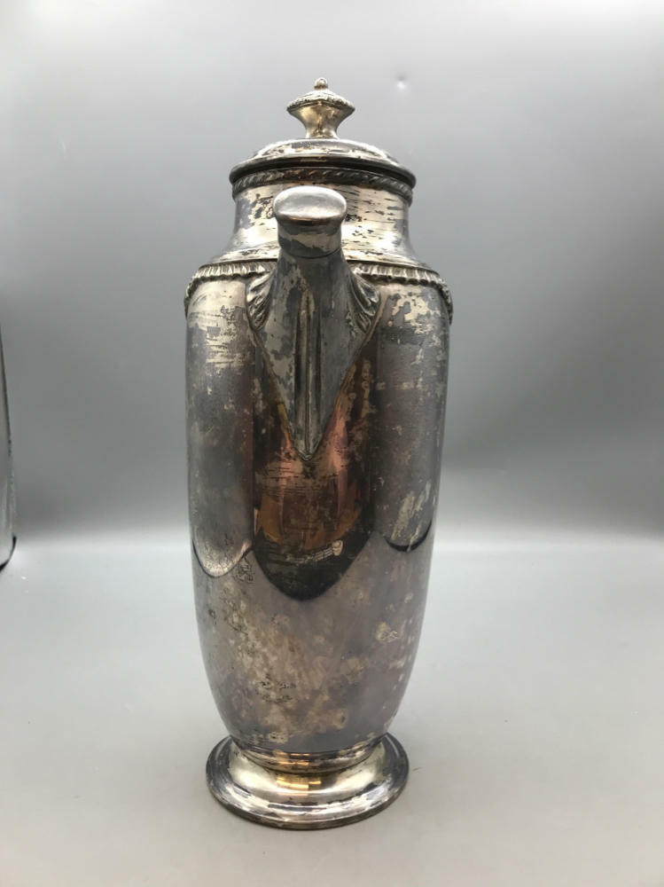 WELSEY  Sterling Silver coffee pot (partial input) - Good