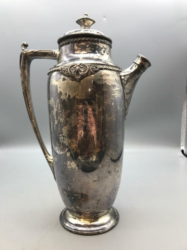 WELSEY  Sterling Silver coffee pot (partial input) - Good