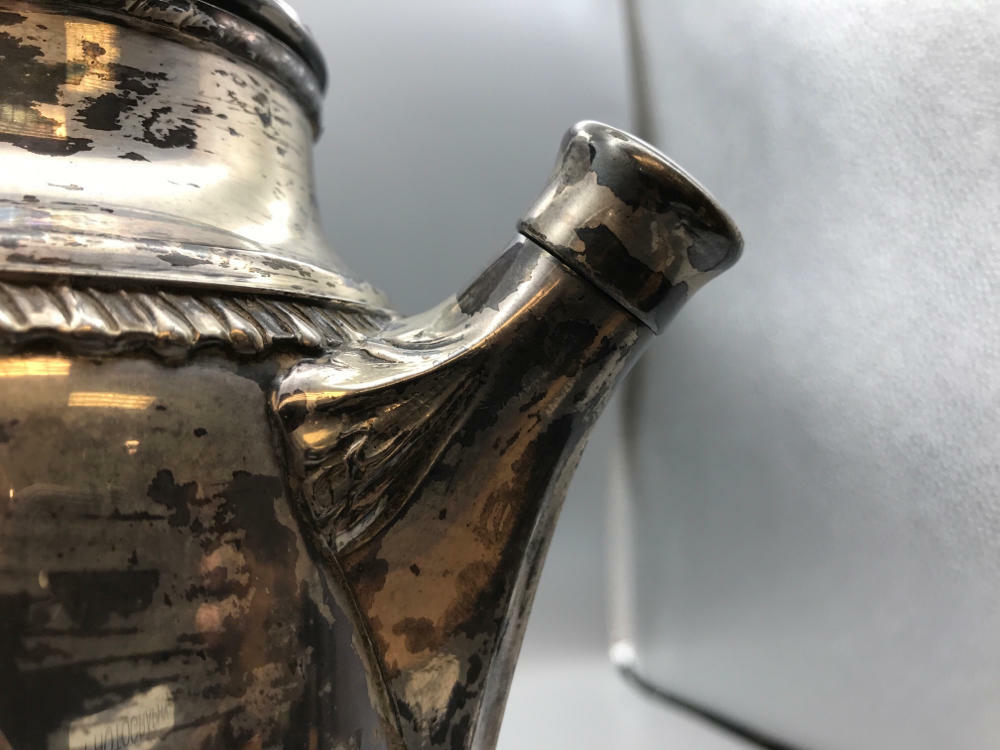 WELSEY  Sterling Silver coffee pot (partial input) - Good