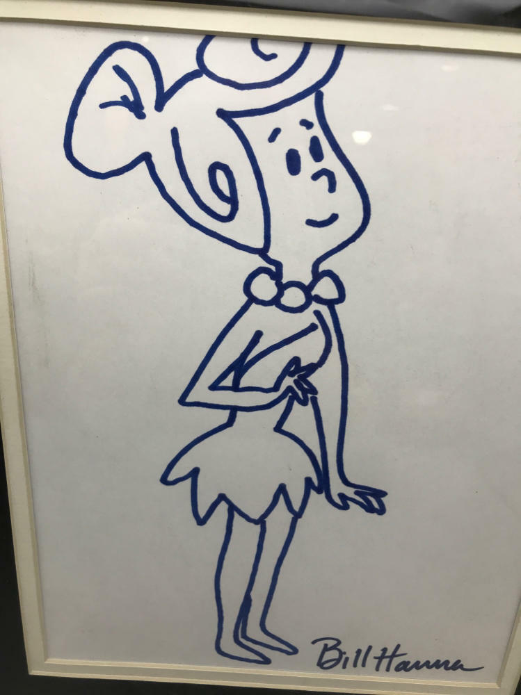 wilma sketch signed by bill hanna - Good