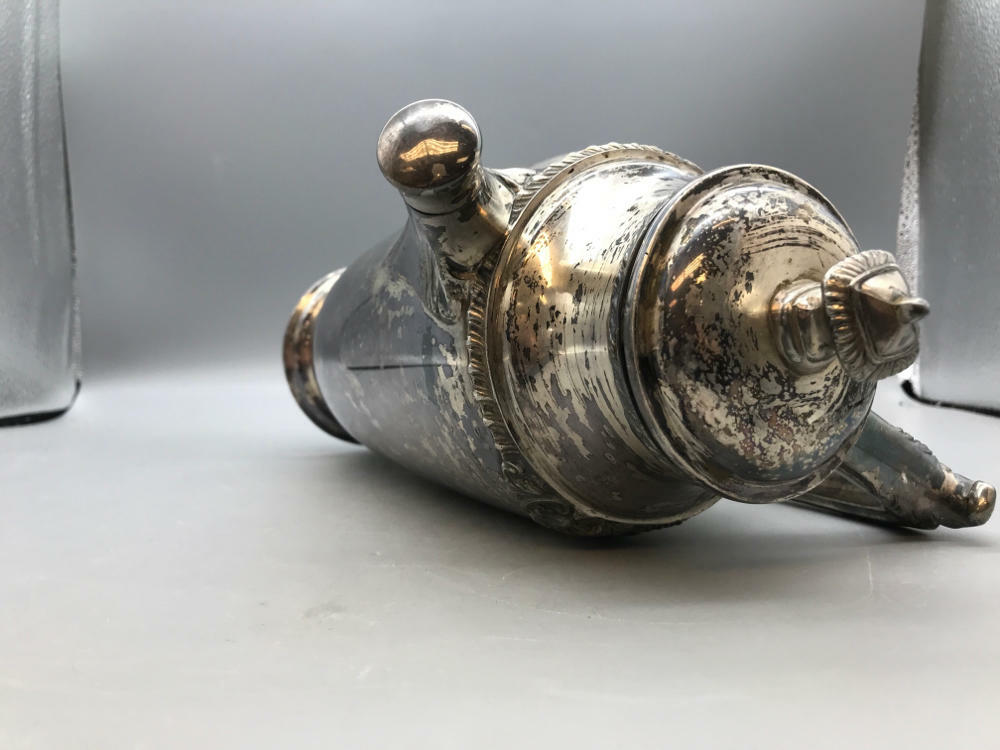 WELSEY  Sterling Silver coffee pot (partial input) - Good