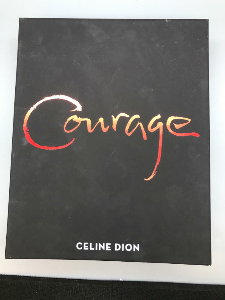 Celine Dion - Courage VIP Merchandise Box Set - Book and Accessories Included - Good