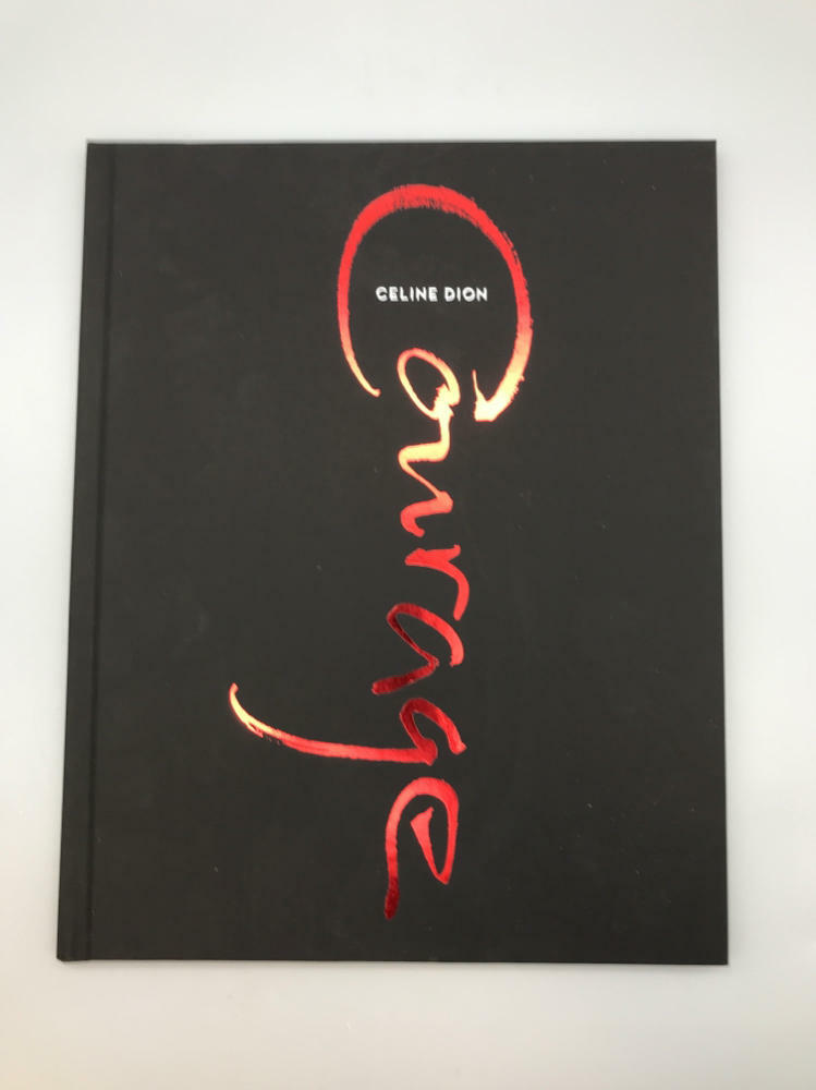 Celine Dion - Courage VIP Merchandise Box Set - Book and Accessories Included - Good