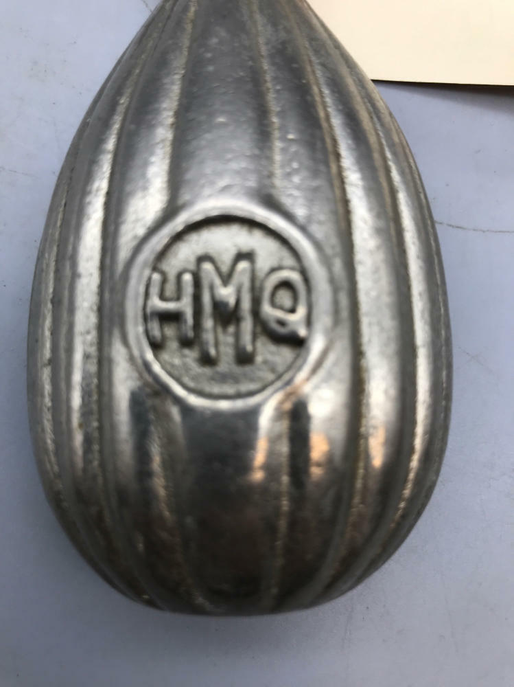 Vintage HMQ Nut Cracker Retro 1940s Farmhouse Henry Quackenbush - Silver - Very Good