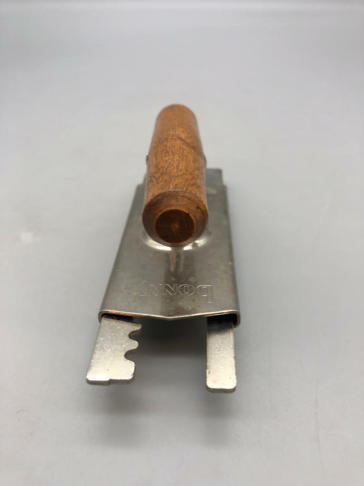 Vintage Edlund BONNY Top Off Jar & Bottle Screw Top Opener w/ Wood Handle - Very Good
