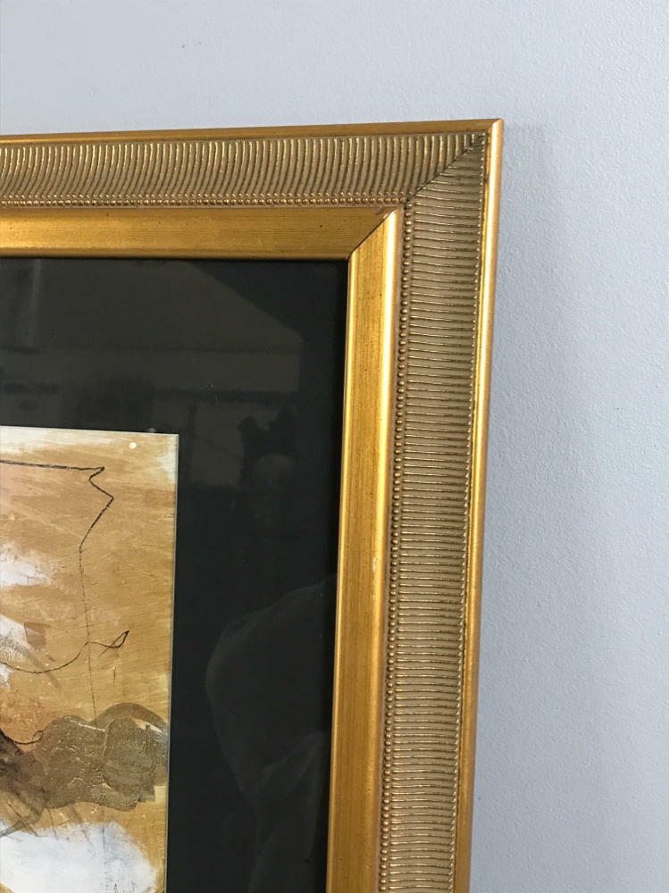Large Beautiful Artwork of Women in Gold Frame - Home Art / Decor - Good
