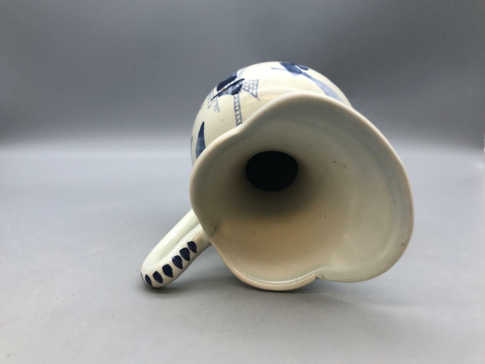 Vintage Holland Blue Delft Miniature Pitcher - Good