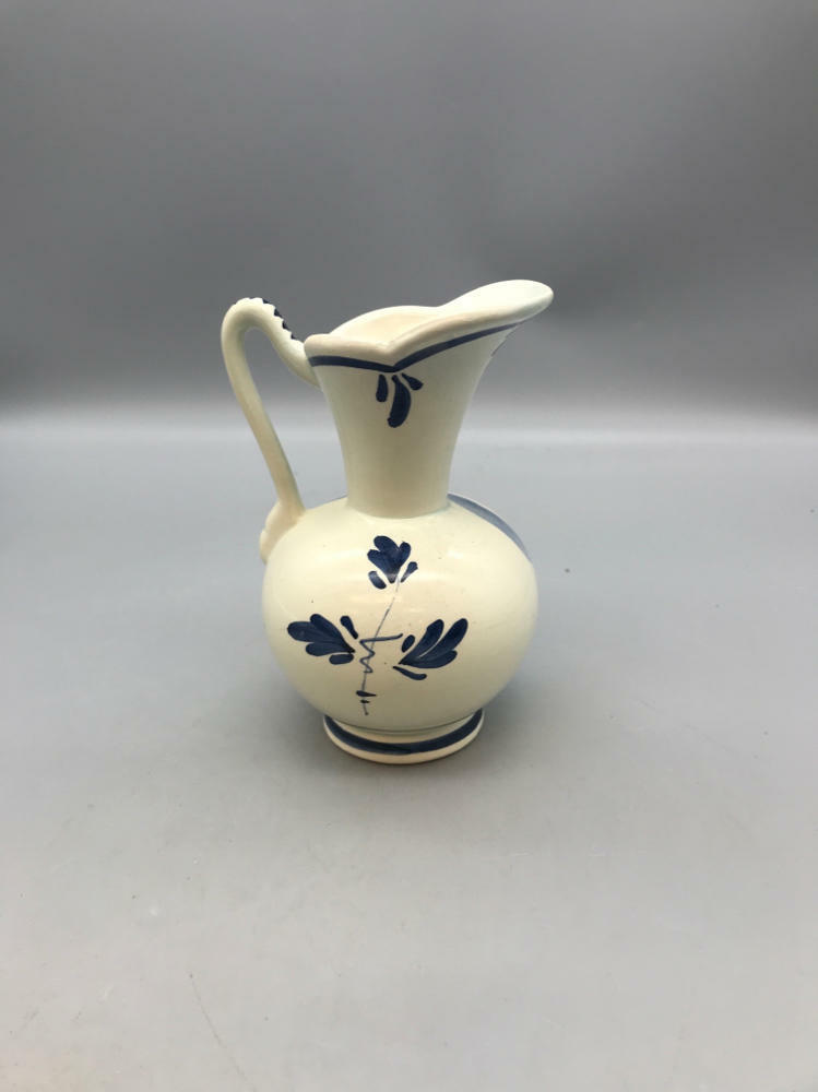 Vintage Holland Blue Delft Miniature Pitcher - Good