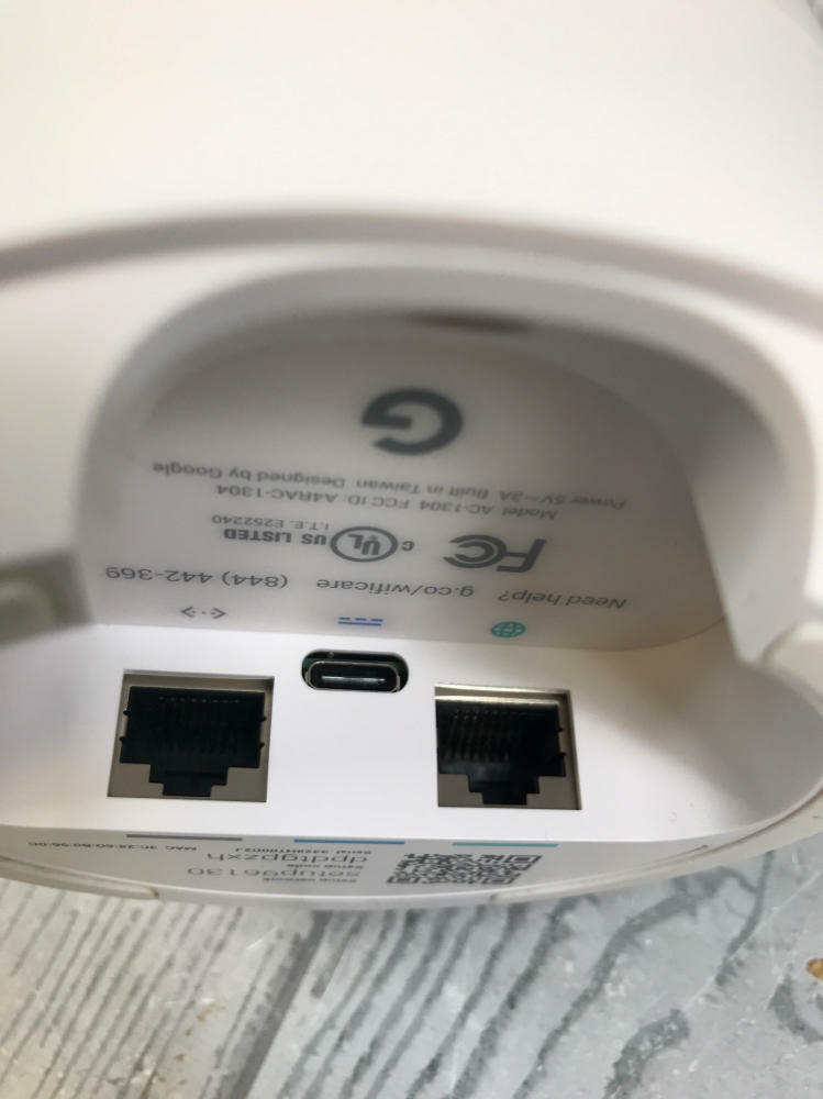 Google Wifi Router - Google AC-1304 1 Port 1200Mbps Wireless Router - Good