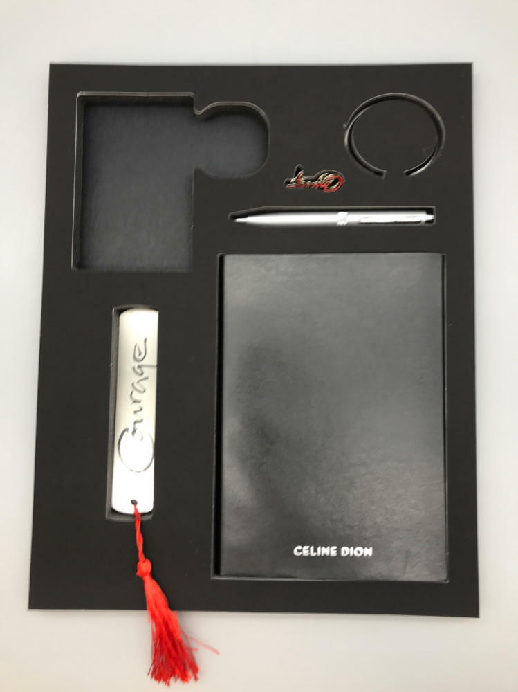 Celine Dion - Courage VIP Merchandise Box Set - Book and Accessories Included - Good