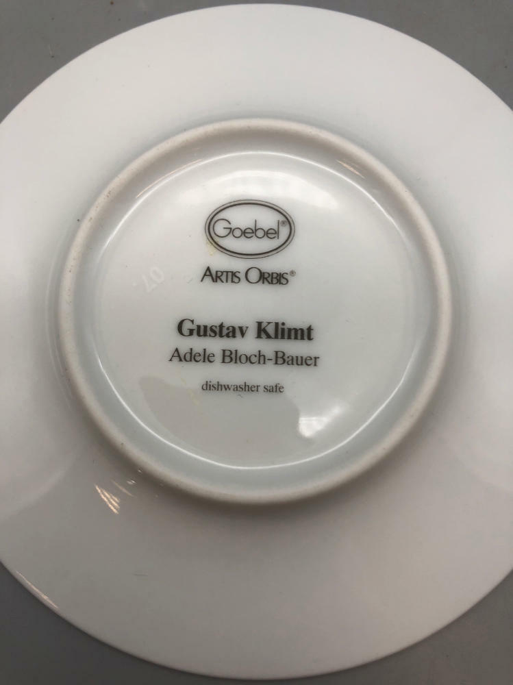 3 Piece Set of Goebel-Artis Orbis Goebel Espresso Cup, Saucer, and Candle Holder - Very Good
