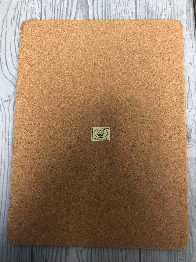 Set of 6 Laura Ashley Cork Placemats Heat Resistant, Durable, Easy Clean in Box - Good