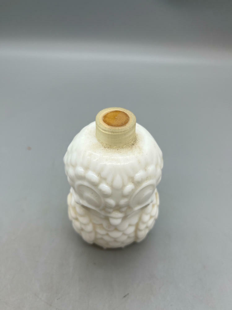 Vintage Avon Dr. Hoot Decanter Empty Bottle Missing Graduation Cap - Good